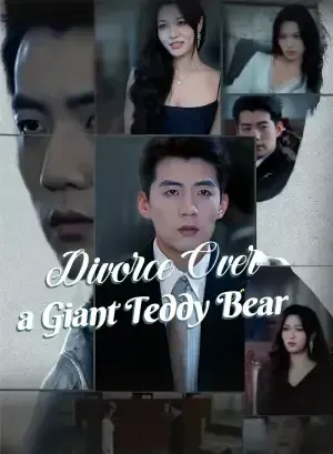 Divorce Over a Giant Teddy Bear poster