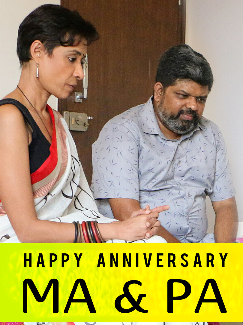 Happy Anniversary Ma & Pa poster