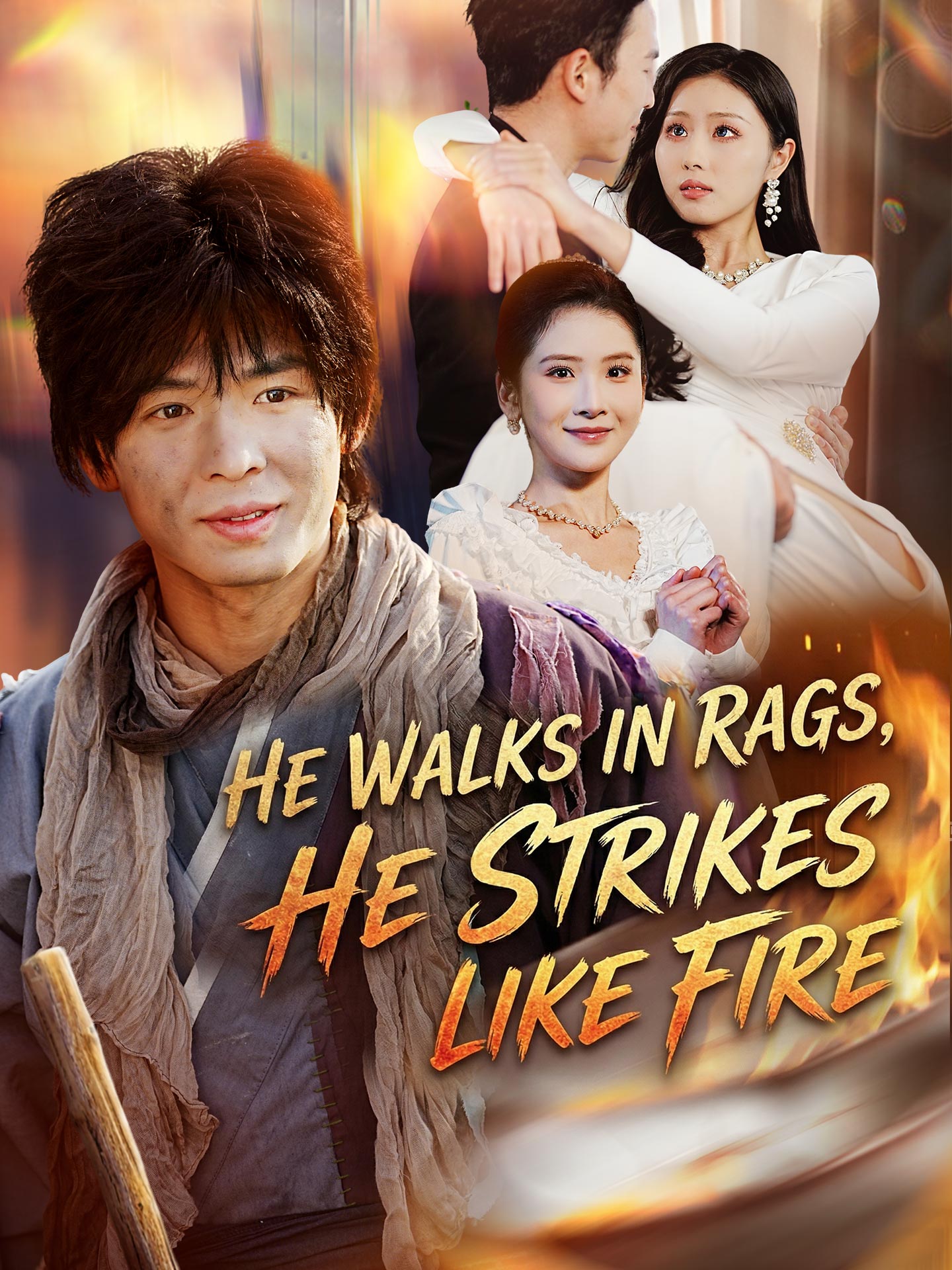 He Walks in Rags, He Strikes Like Fire poster