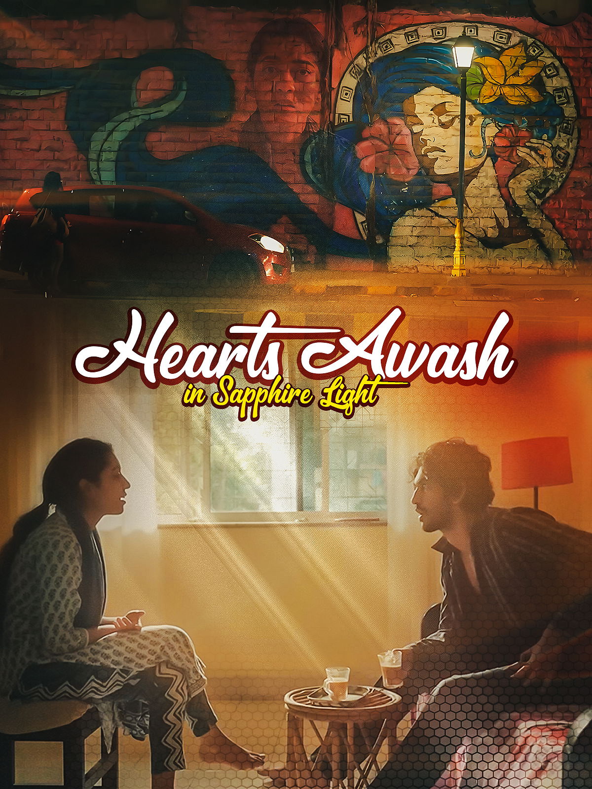 Hearts & Awash in Sapphire Light poster