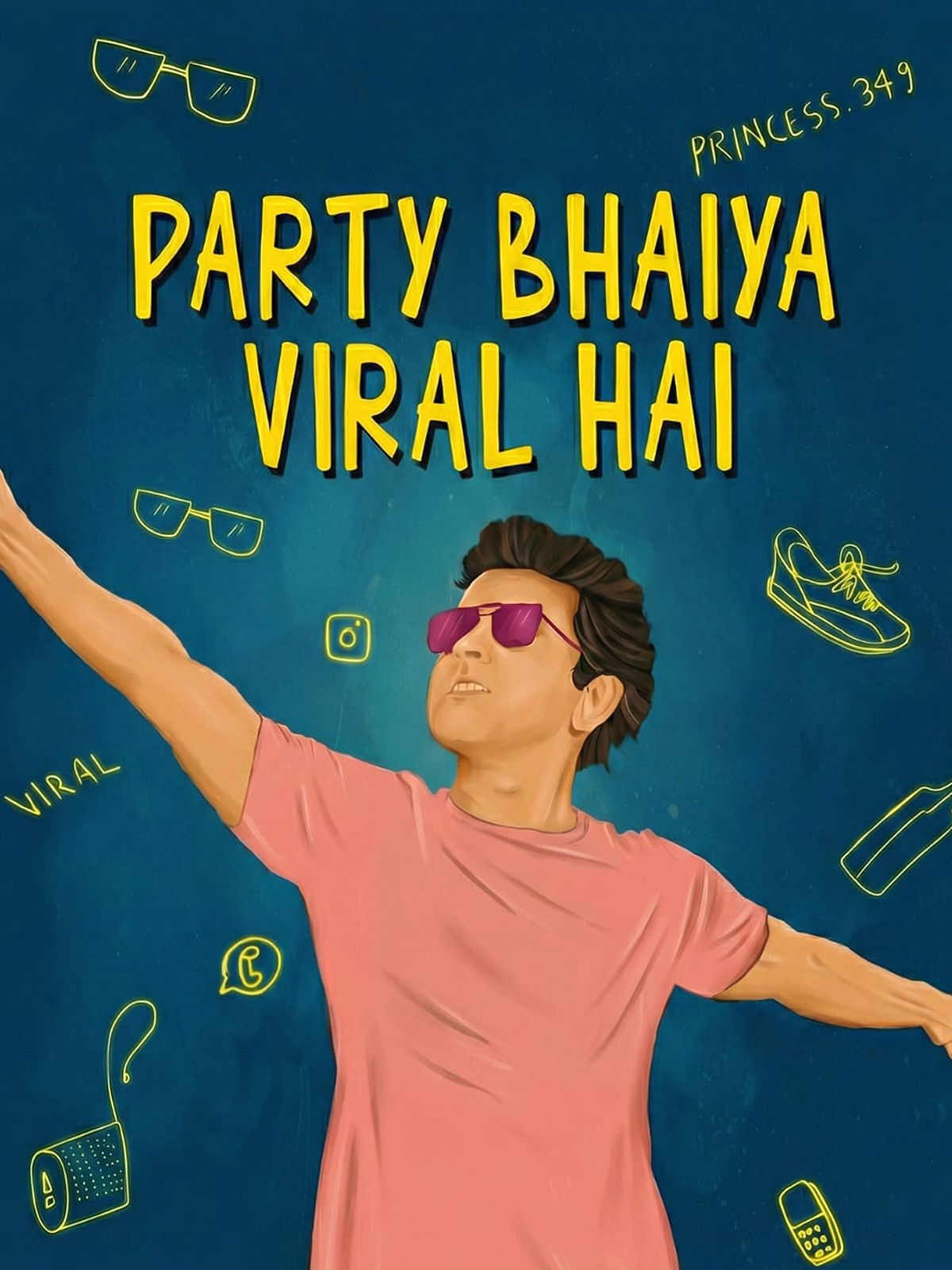Party Bhaiya Viral Hai poster