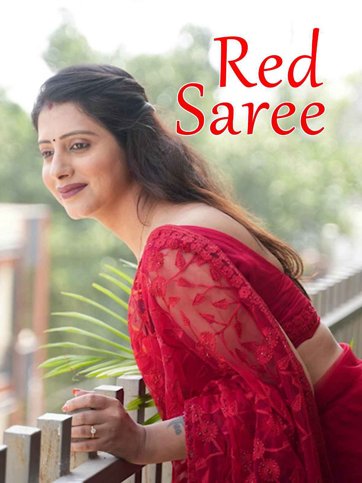 Red Saree poster