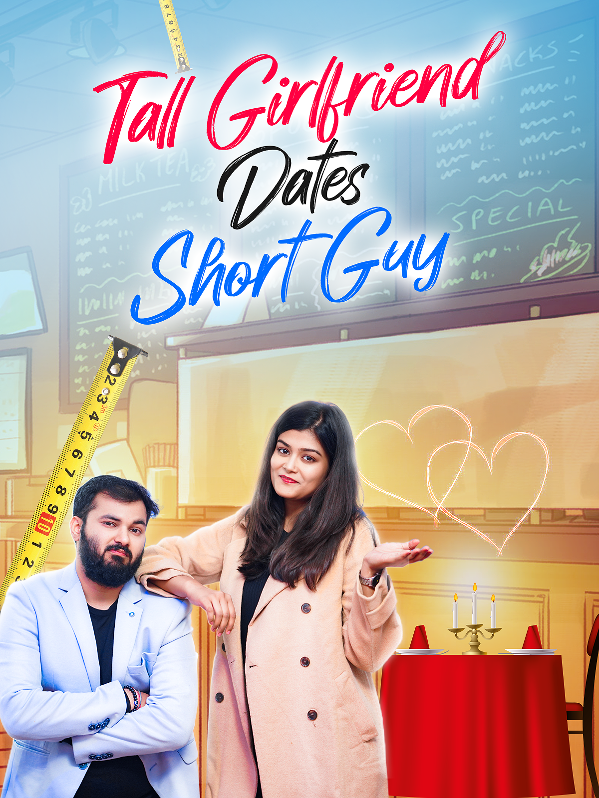 Tall Girlfriend dates Short Guy poster