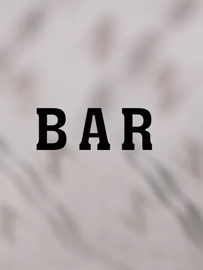 Bar poster