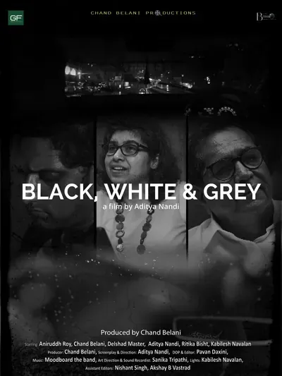 Black, White and Grey poster