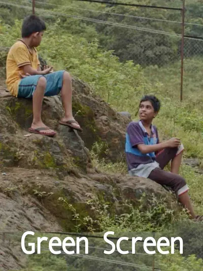 Green screen poster